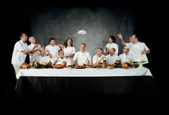 Chefs's Last Supper – Porträt von 13 mit Michelin-Sternen ausgezeichneten Chefs – gerahmter Druck