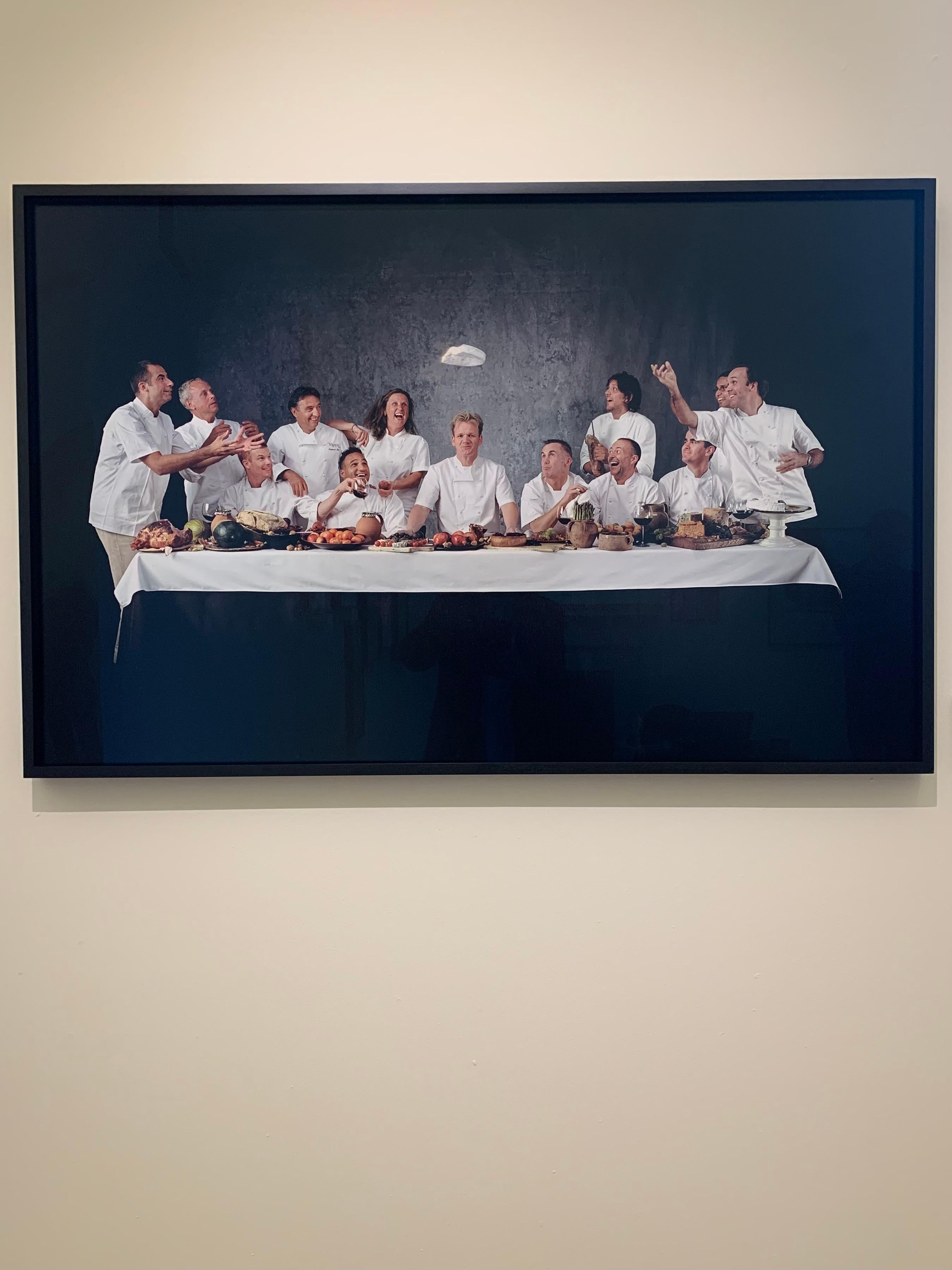 L'ultima cena degli chef - Ritratto di 13 chef stellati - Stampa con cornice - Photograph di John Reardon