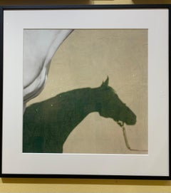 Sagamix, Abstrakt, Hengst Silhouette Druck