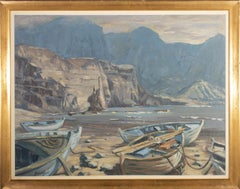 John Reed (b.1933) - Early 20th Century Oil, The Barren Rocks of Aden