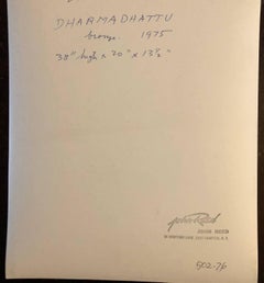 Vintage Silver Gelatin Photo of Ibram Lassaw Modernist Sculpture (Photograph)