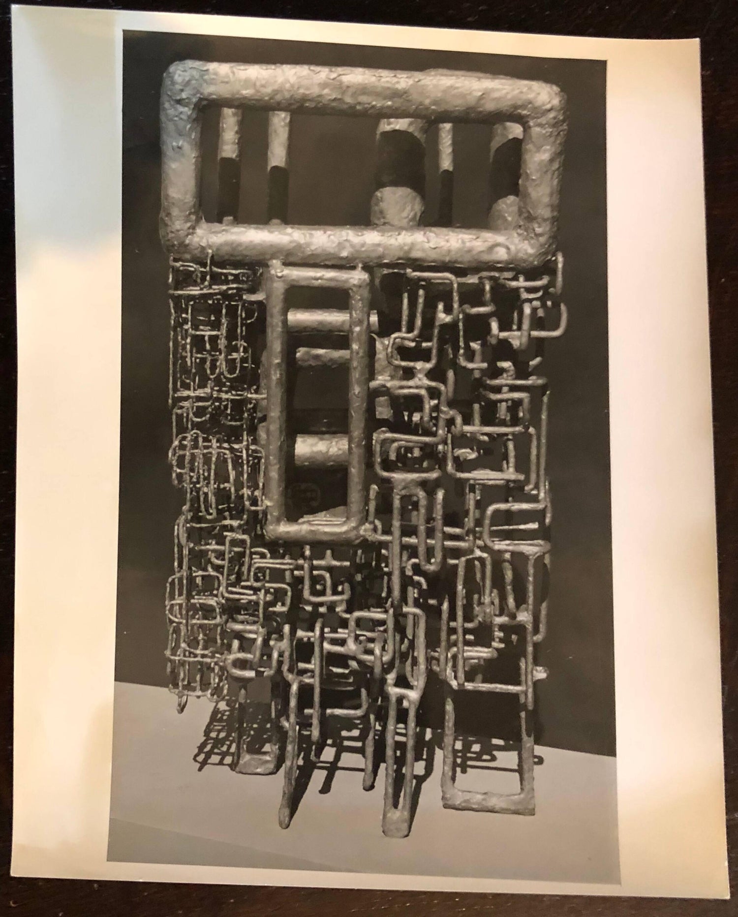 John Reed Vintage Silver Gelatin Photo Of Ibram Lassaw Modernist