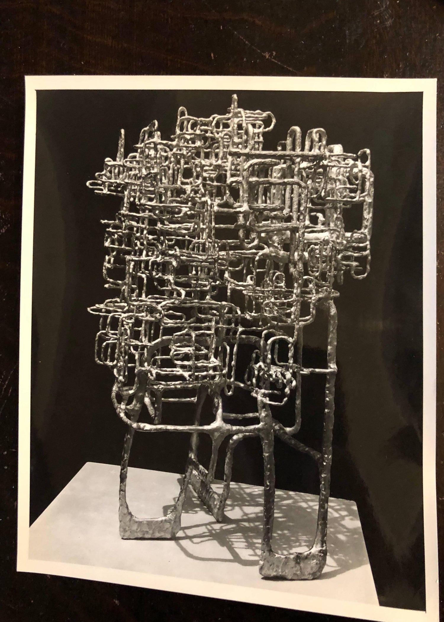 John Reed Vintage Silver Gelatin Photo Of Ibram Lassaw Modernist