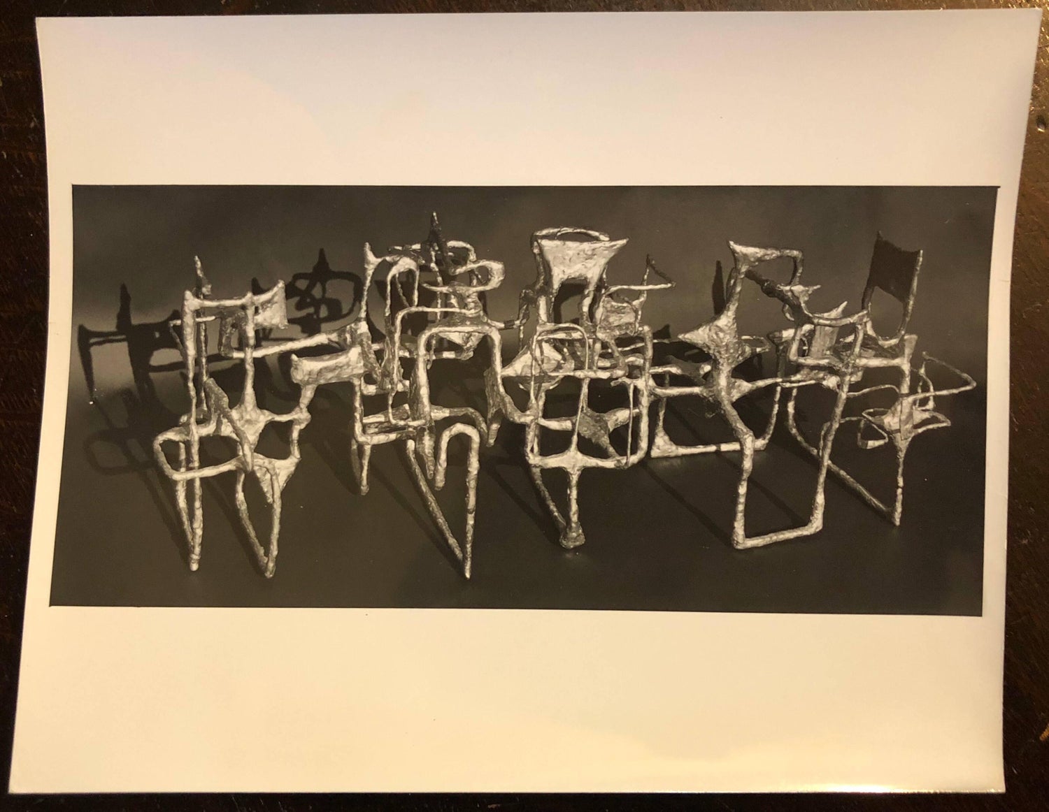 John Reed Vintage Silver Gelatin Photo Of Ibram Lassaw Modernist