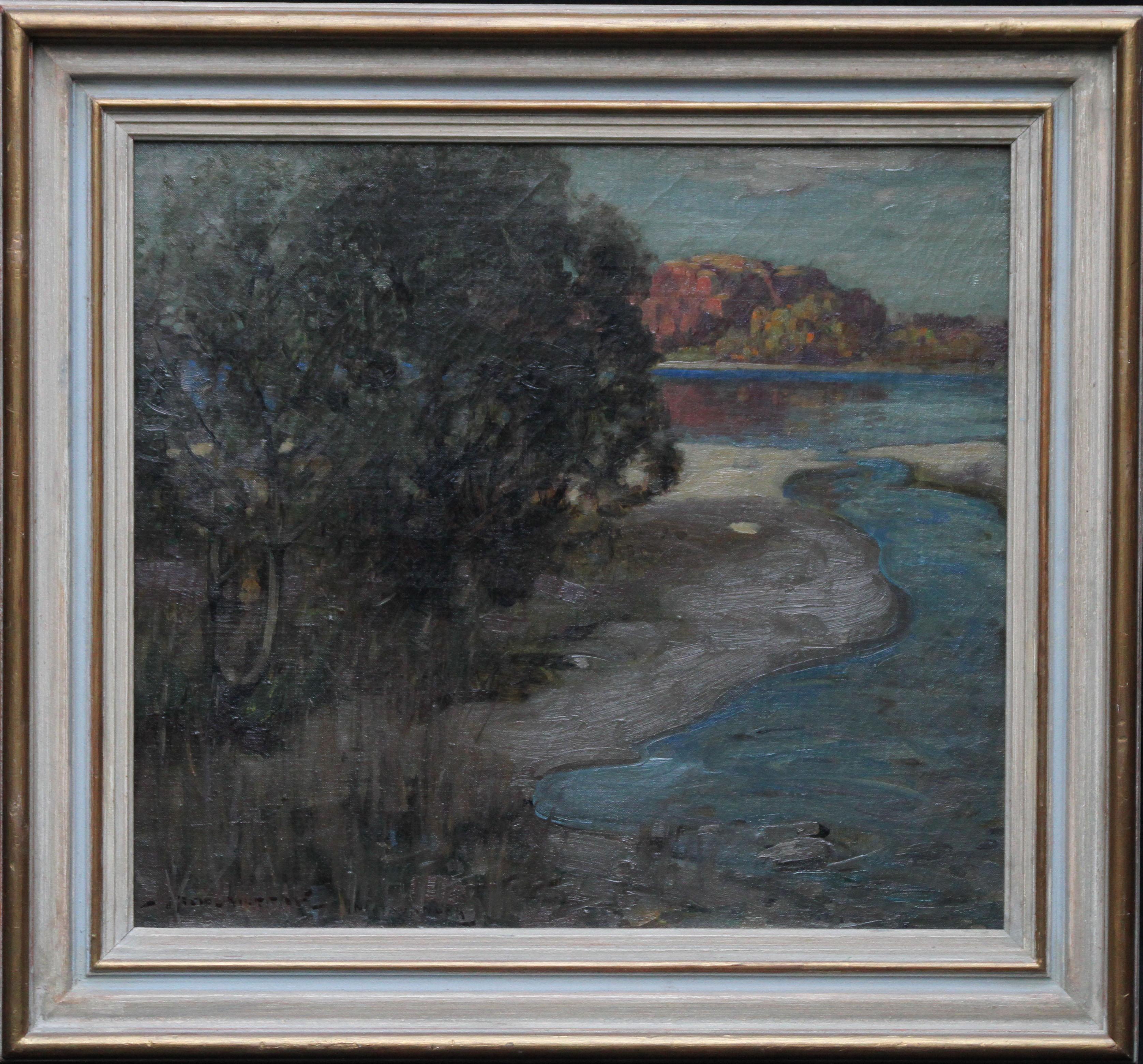 Loch Lomond - Scottish Impressionist art Glasgow Boys landscape oil painting  For Sale 6