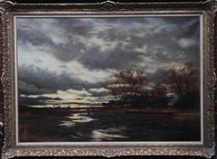 Used Sunset after Rain - Scottish 19th Century art Glasgow Boy landscape oil painting