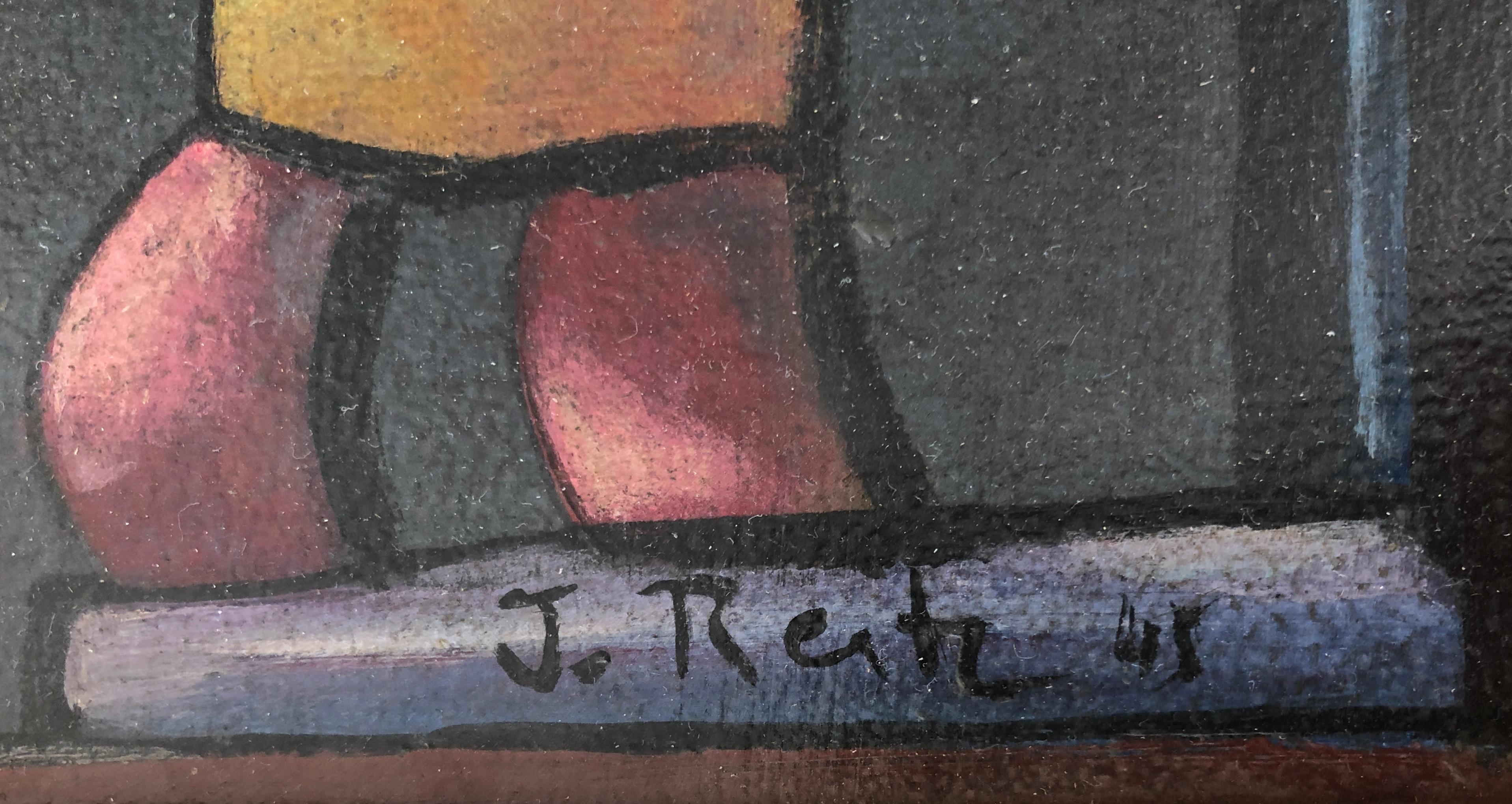 Composition to machines and tools - Abstract Painting by John Reitz