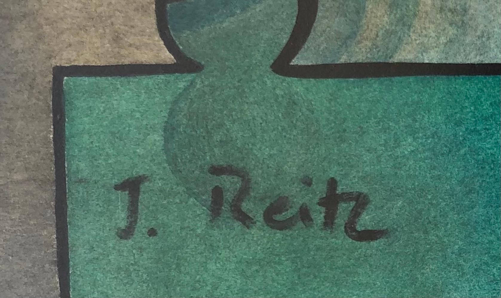 Composition géométrique - Géométrique abstrait Painting par John Reitz