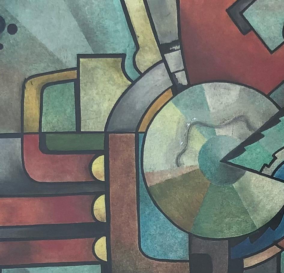 Geometric composition - Abstract Geometric Painting by John Reitz