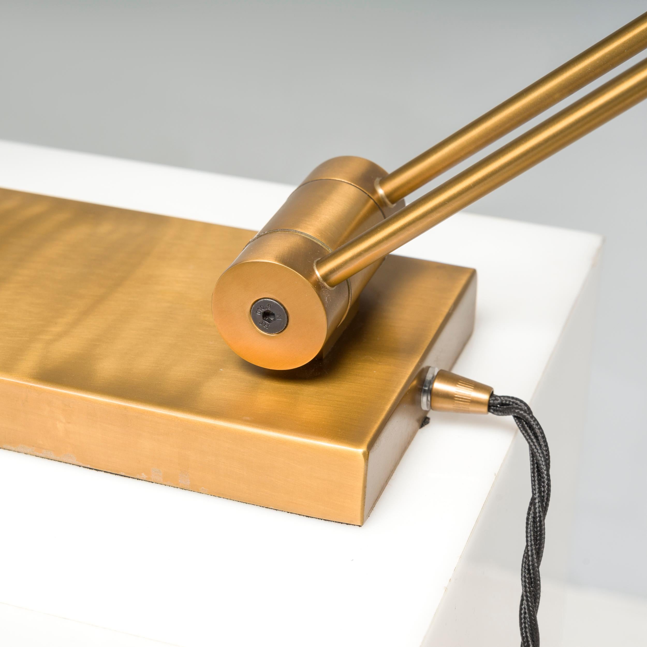 Heathfield & Co. Torun Antike Messing Schreibtischlampe (21. Jahrhundert und zeitgenössisch) im Angebot