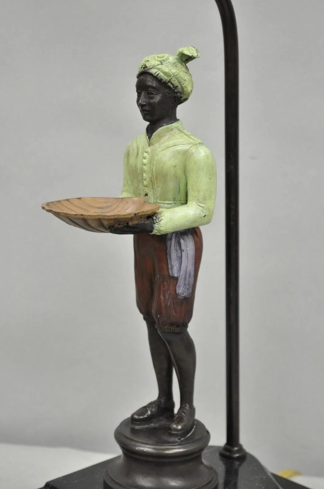 John Richard Egyptian Moorish Figural Butler Servant Table Lamp For Sale 6