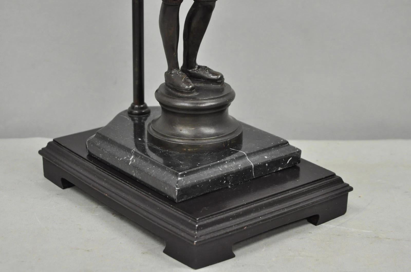 John Richard Egyptian Moorish Figural Butler Servant Table Lamp For Sale 1