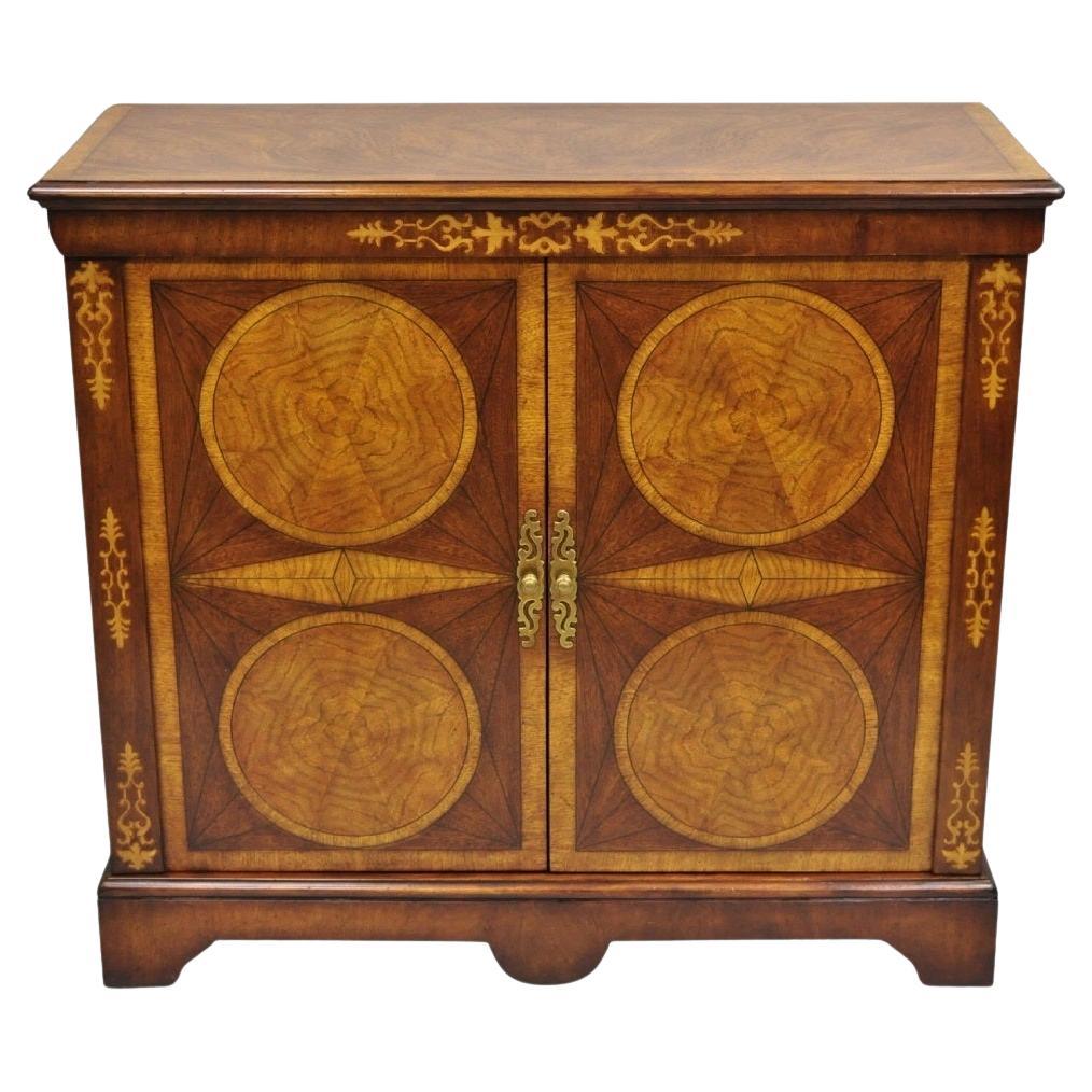 John Richard, mobile credenza con intarsi in legno di radica in stile georgiano in vendita