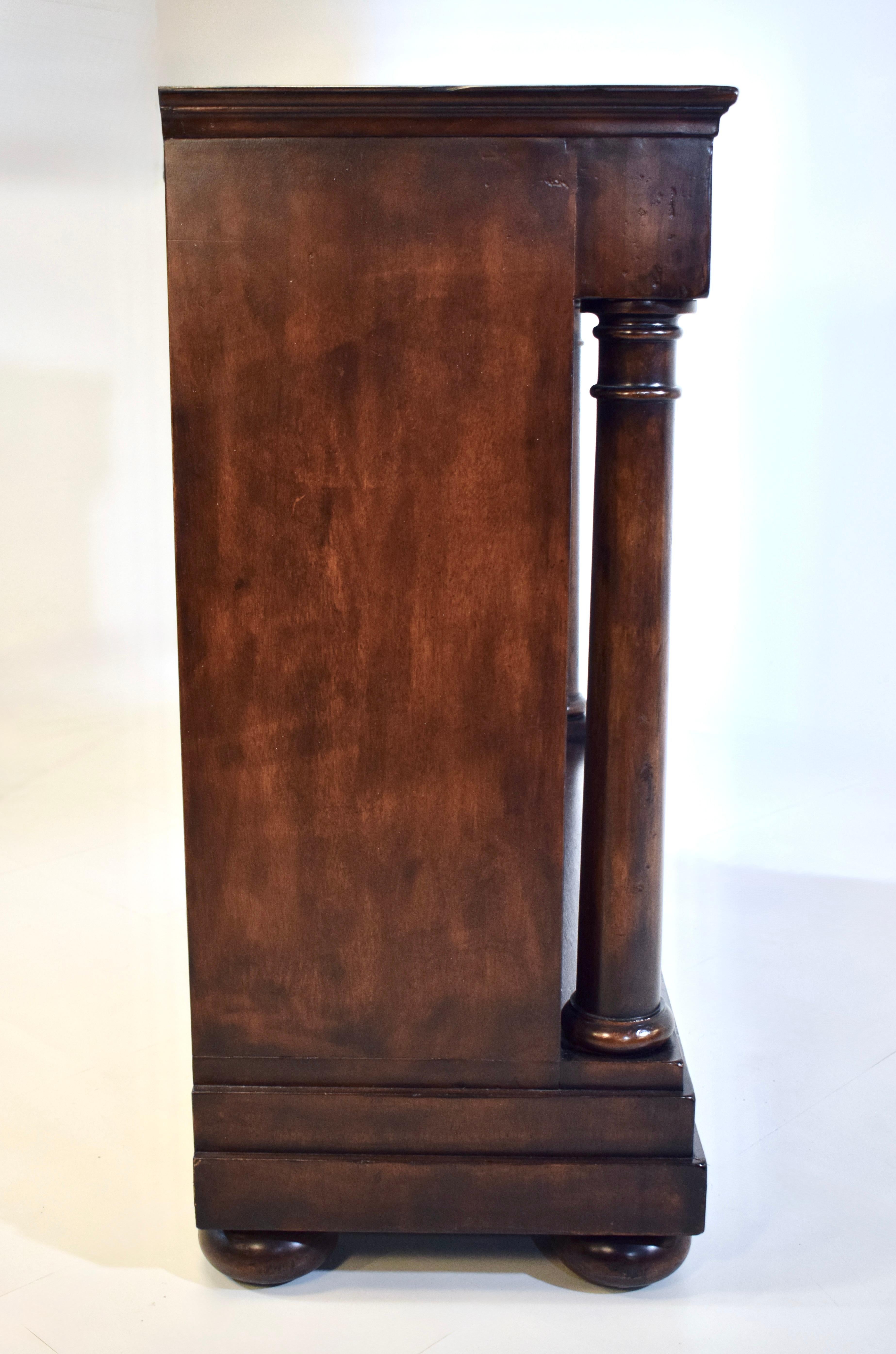 John-Richard English Regency Brass Grill Armadio libreria a due ante in vendita 6