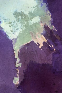 Abstraction in Indigo, Aqua and Sienna