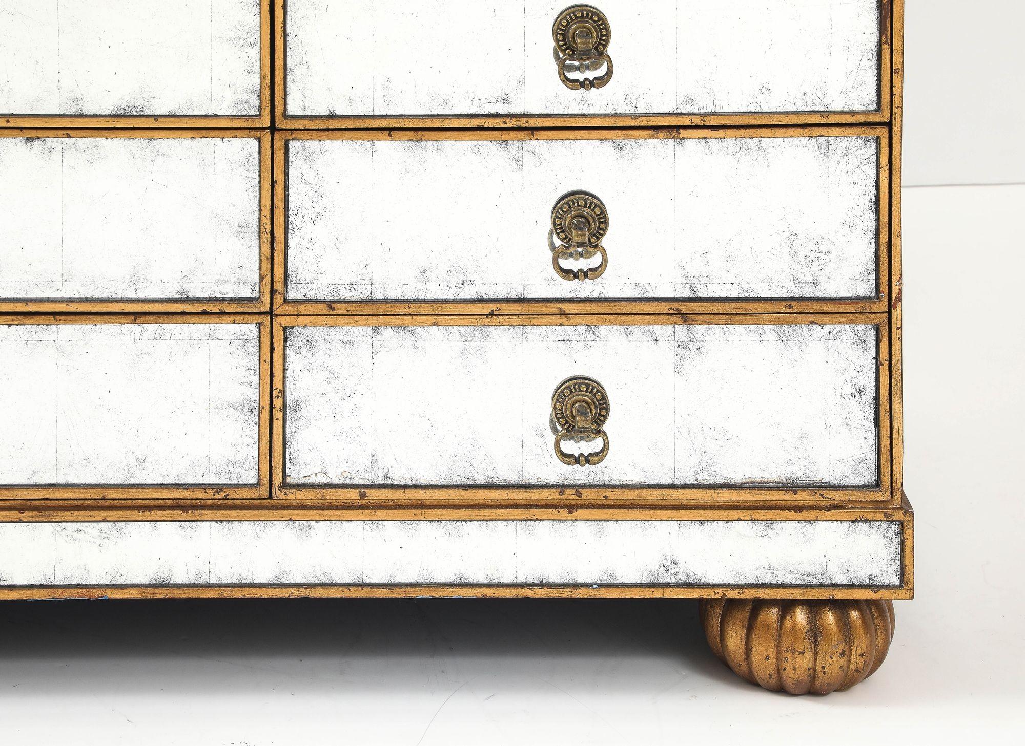 Late 20th Century John Richard Mirrored Chest/ Commode. For Sale