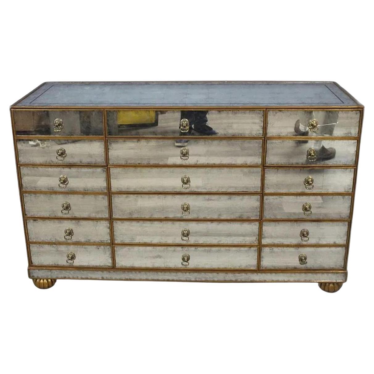John Richard Mirrored Chest/ Commode. For Sale