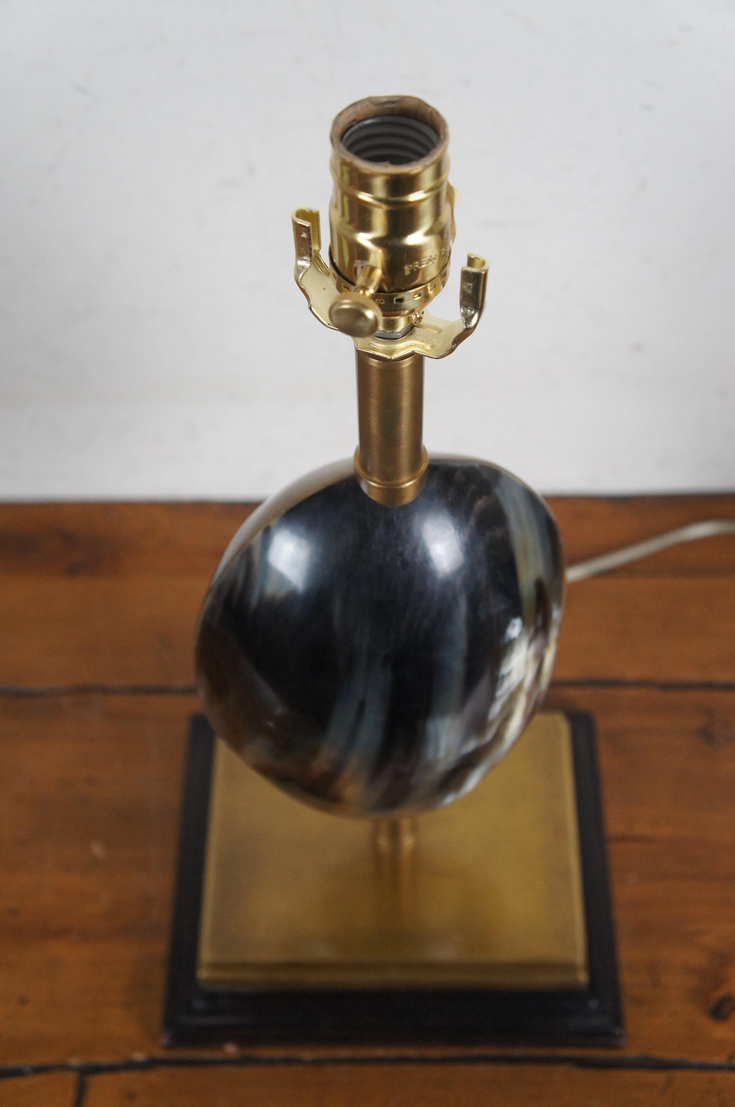 John Richard Modern Single Horn Ovoid Desk Table Lamp 8288 30