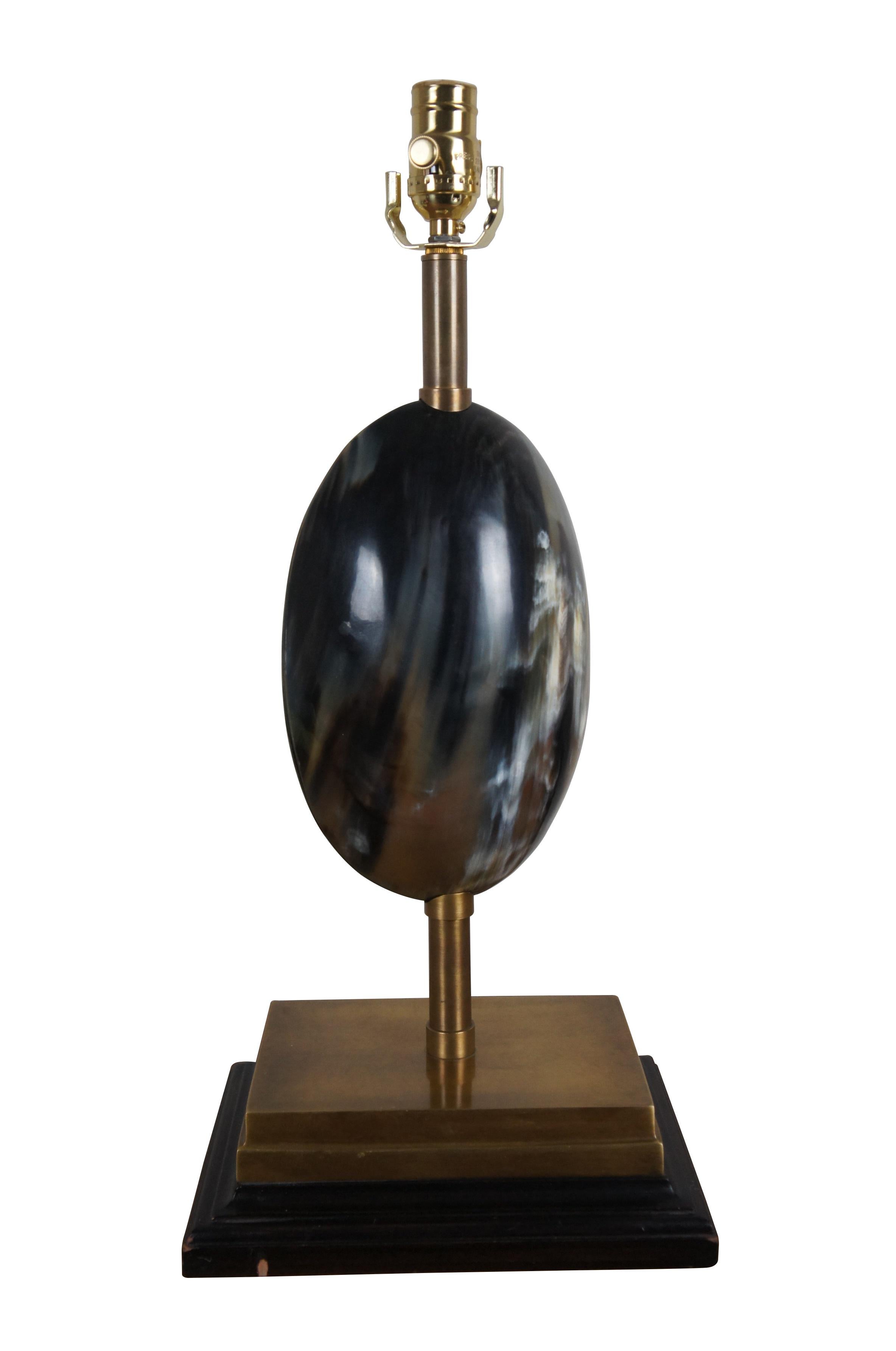 John Richard Modern Single Horn Ovoid Desk Table Lamp 8288 30