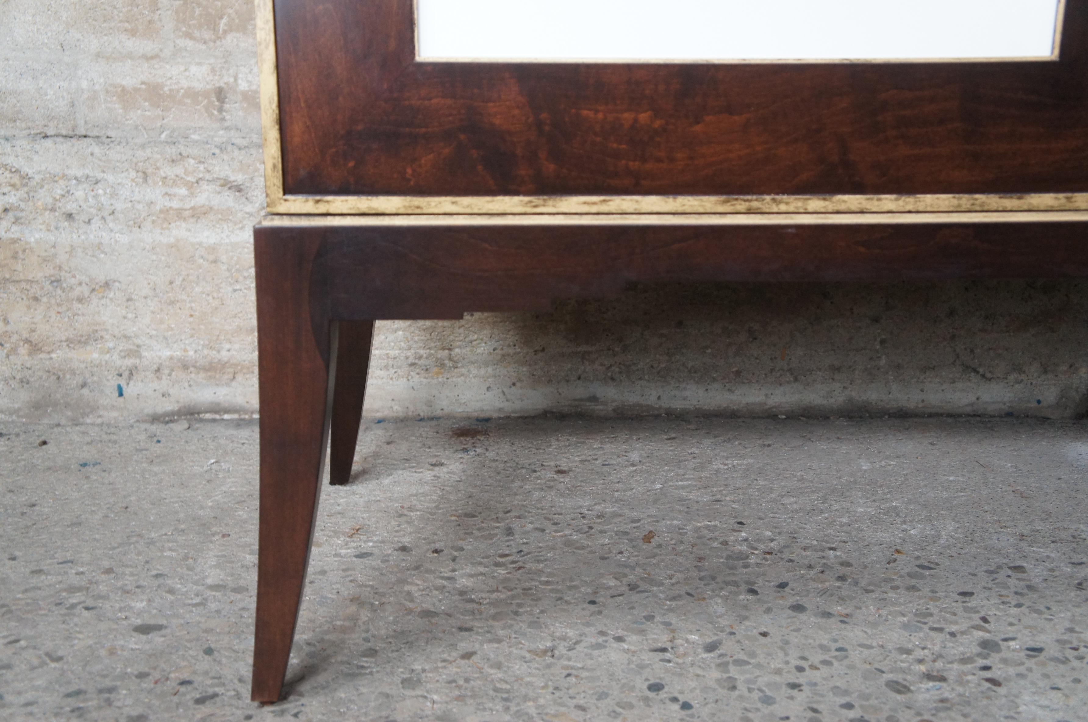 John Richard Aparador monumental italiano Art Decó de nogal Armario credenza 120 en venta 2