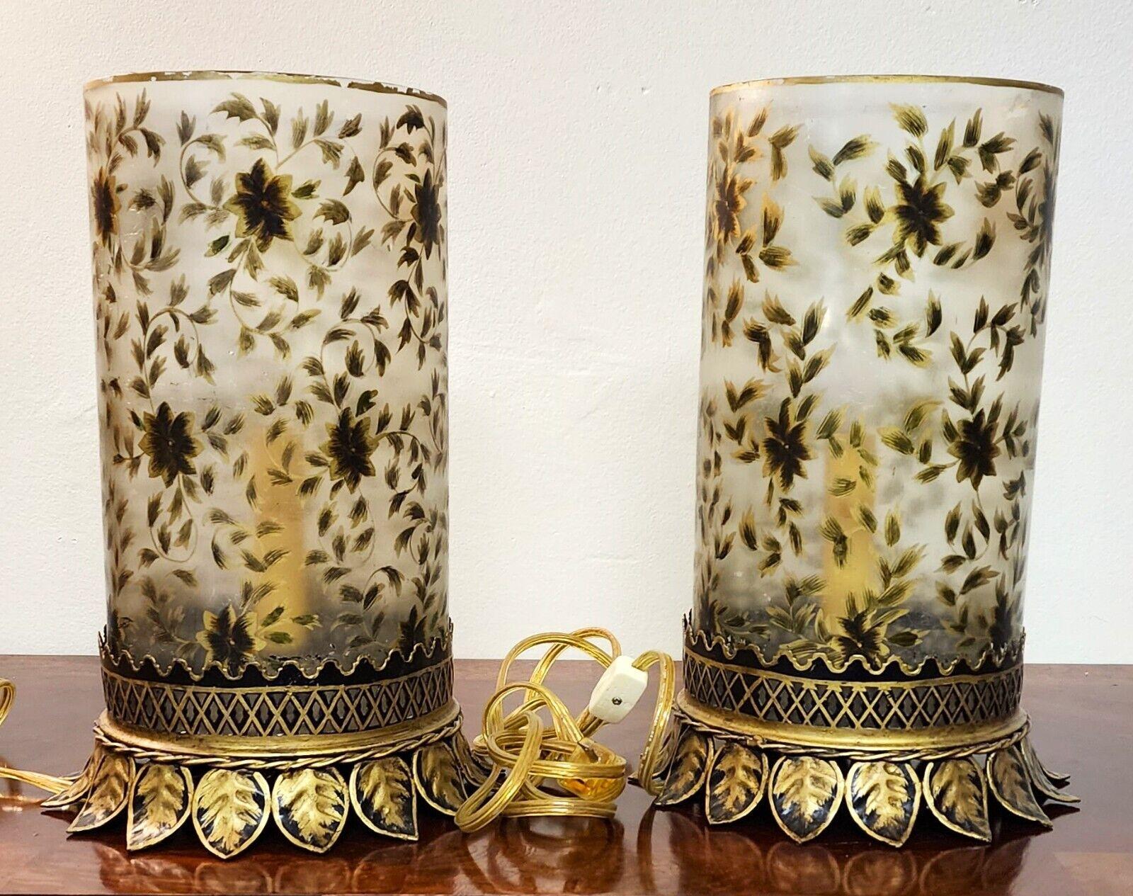 John Richard Table Lamps Accent Pair In Good Condition For Sale In Lake Worth, FL