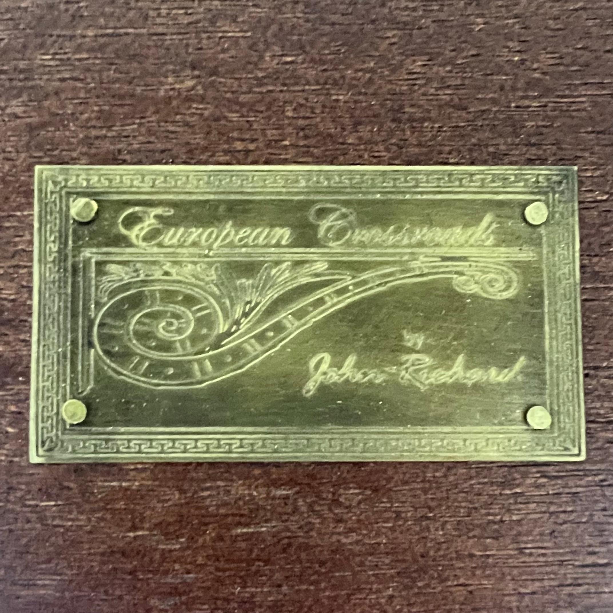 John Richard Two-Tiered Inlaid Console Table For Sale 5