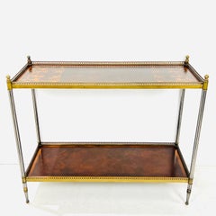 John Richard Two-Tiered Inlaid Console Table
