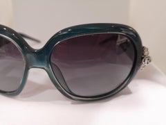 John Richmond blue green sunglasses