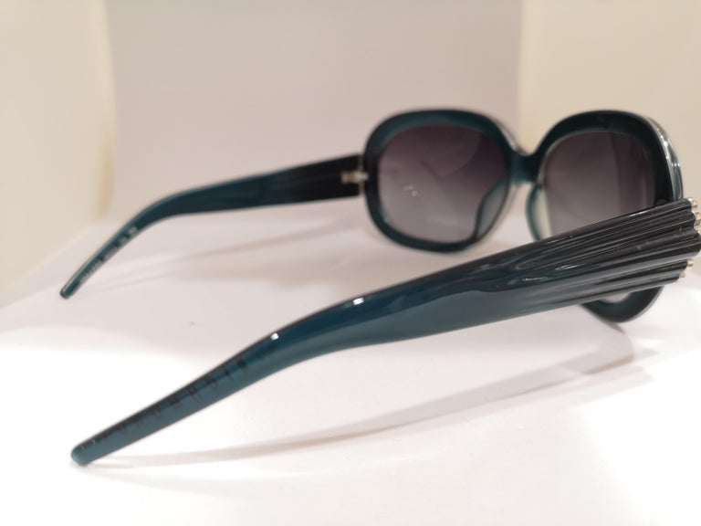 John Richmond blue green sunglasses For Sale 2