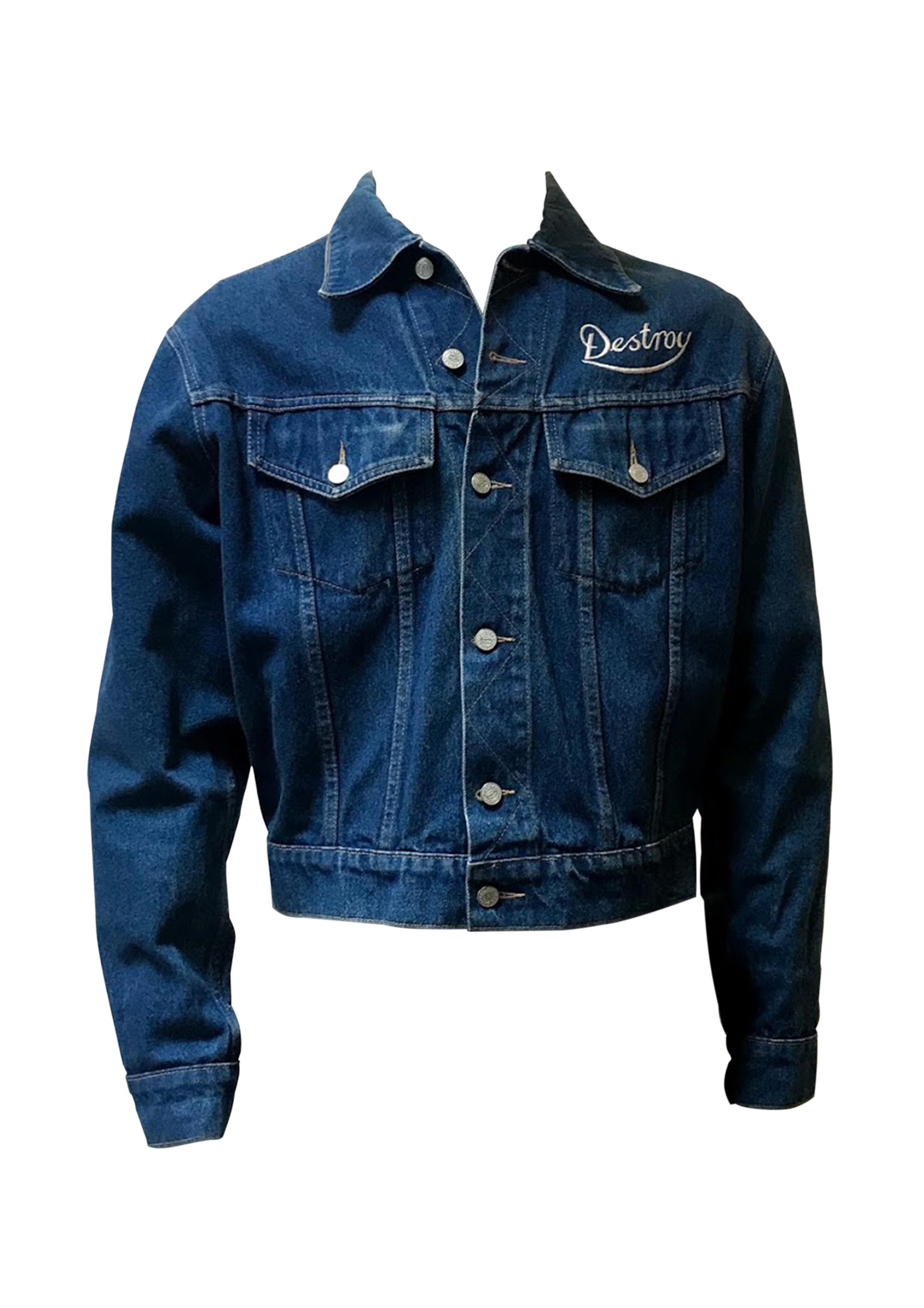 John Richmond Destroy Collection Nomad Denim Jacket made in Italy from denim and leather.

John Richmond is labelled by many as a rock n roll designer and his brand is loved by some of the biggest names in music. You'll instantly recognise the