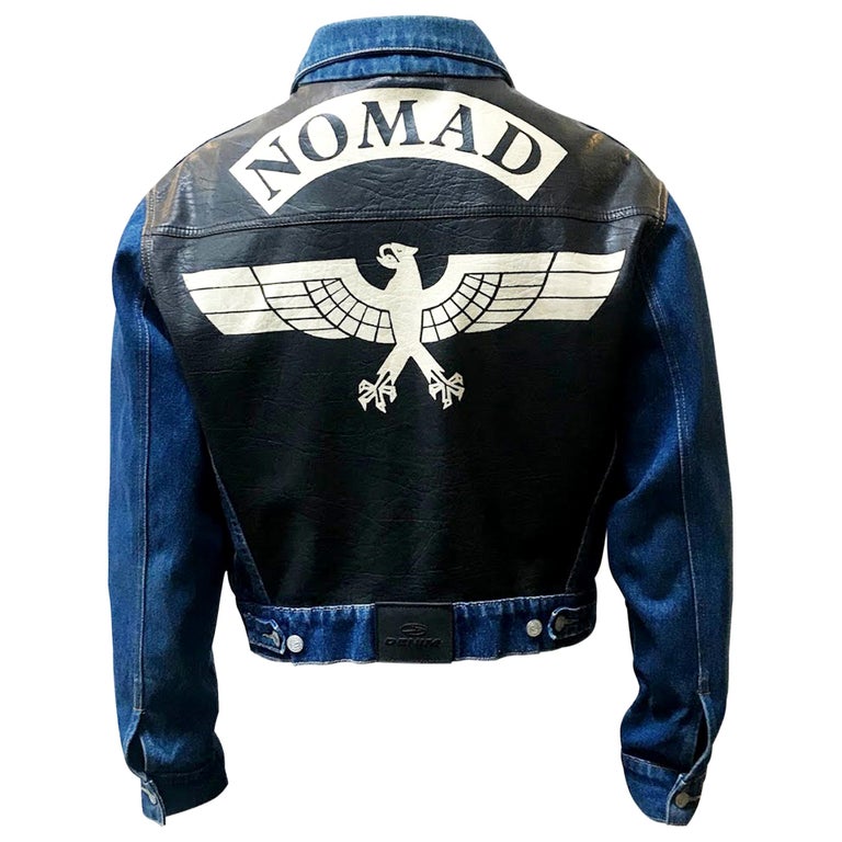 John Richmond Destroy Collection Nomad Denim Jacket For Sale at 1stDibs