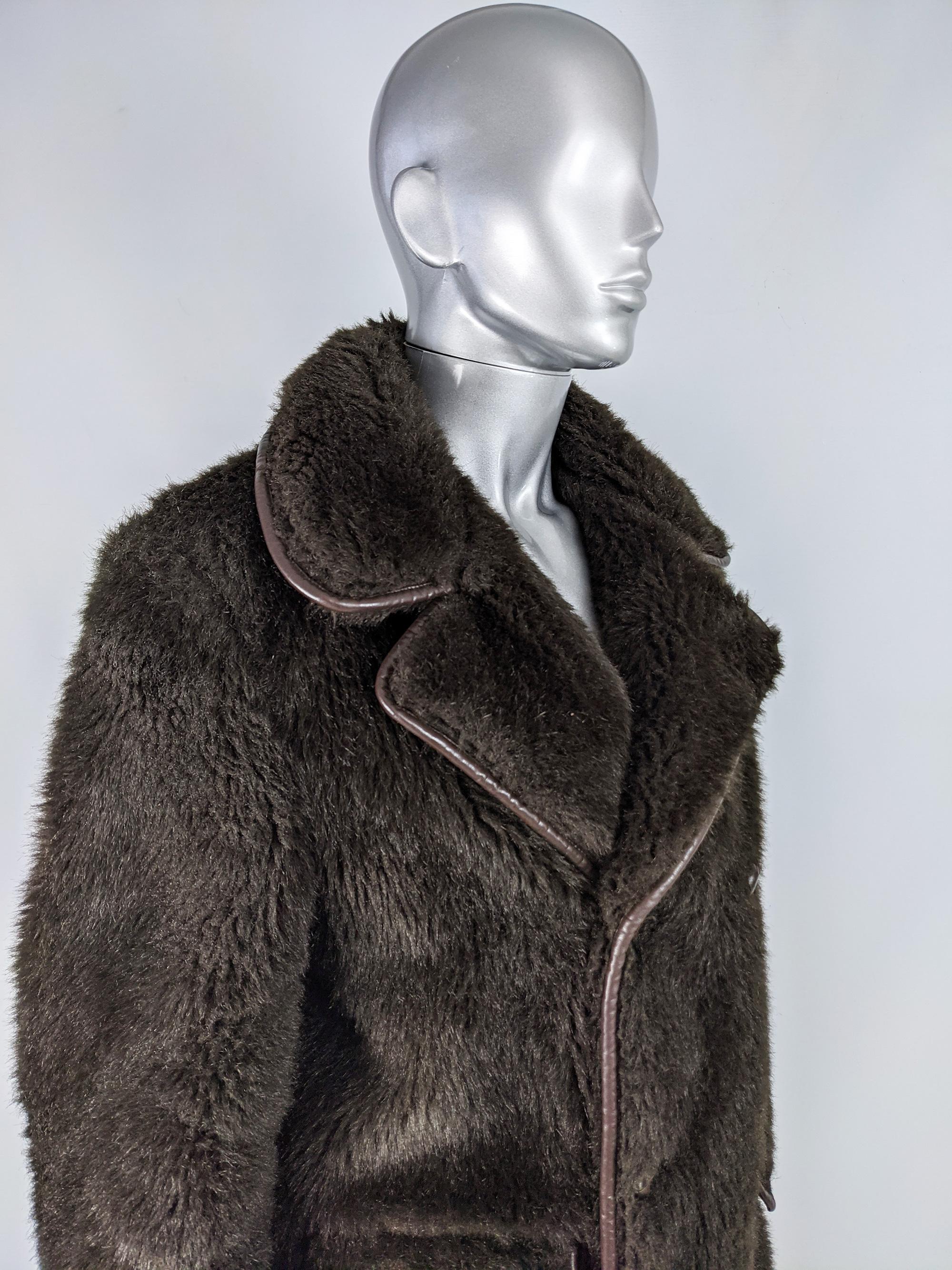 vintage fur coat mens