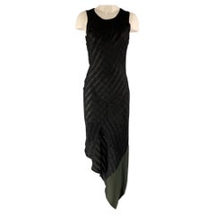 JOHN RICHMOND Größe XS Schwarzes Jacquard-Kleid
