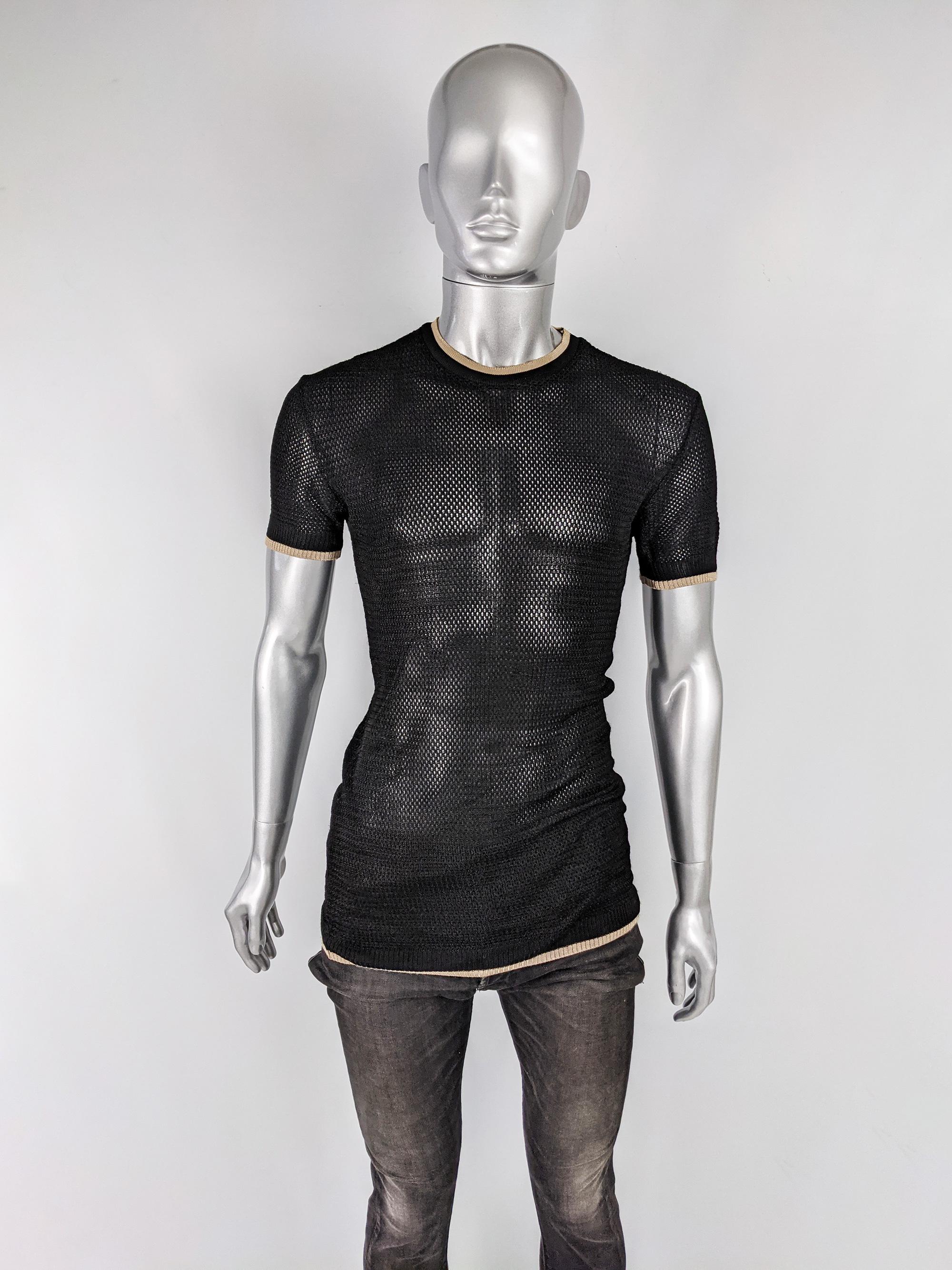 mens mesh shirt