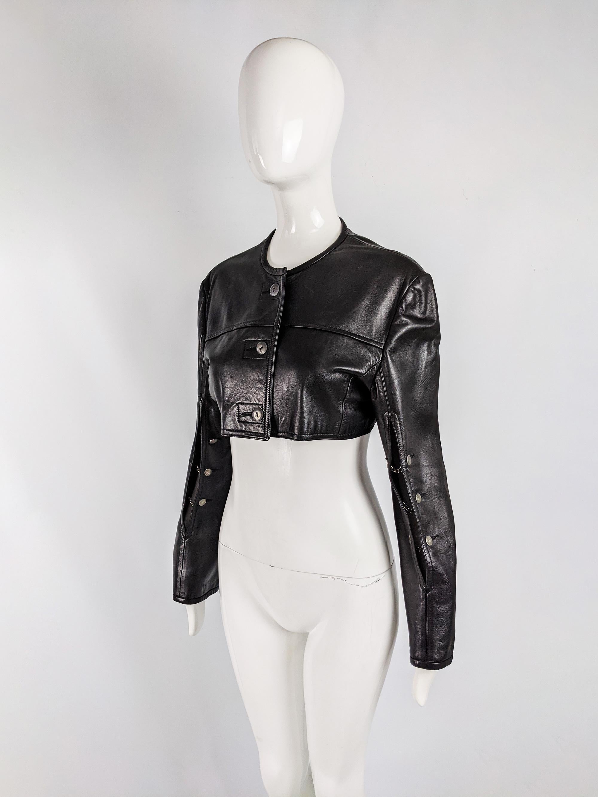 john richmond leather jacket womens