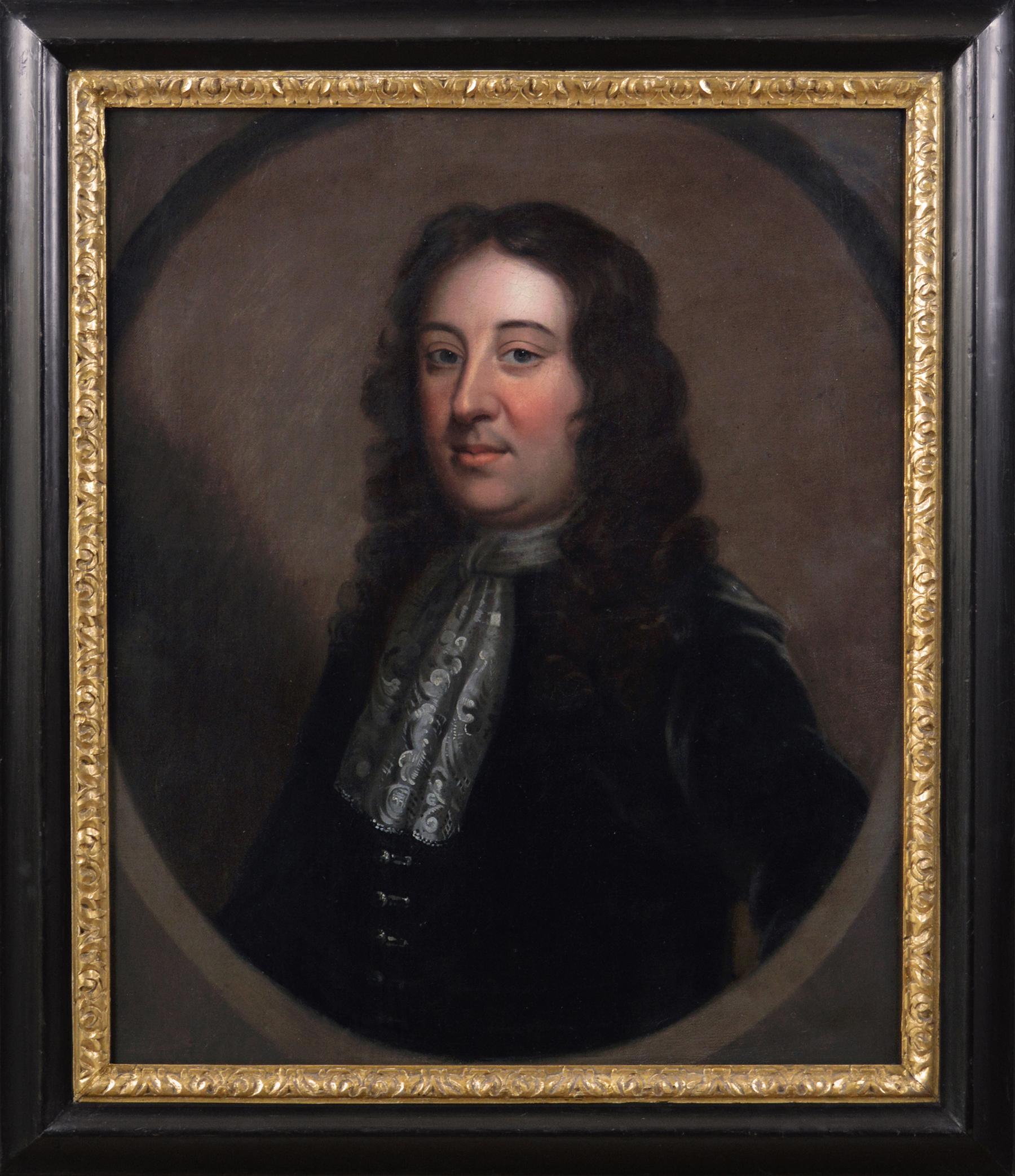 John Riley Portrait Painting - 17th Century portrait oil painting of a gentleman