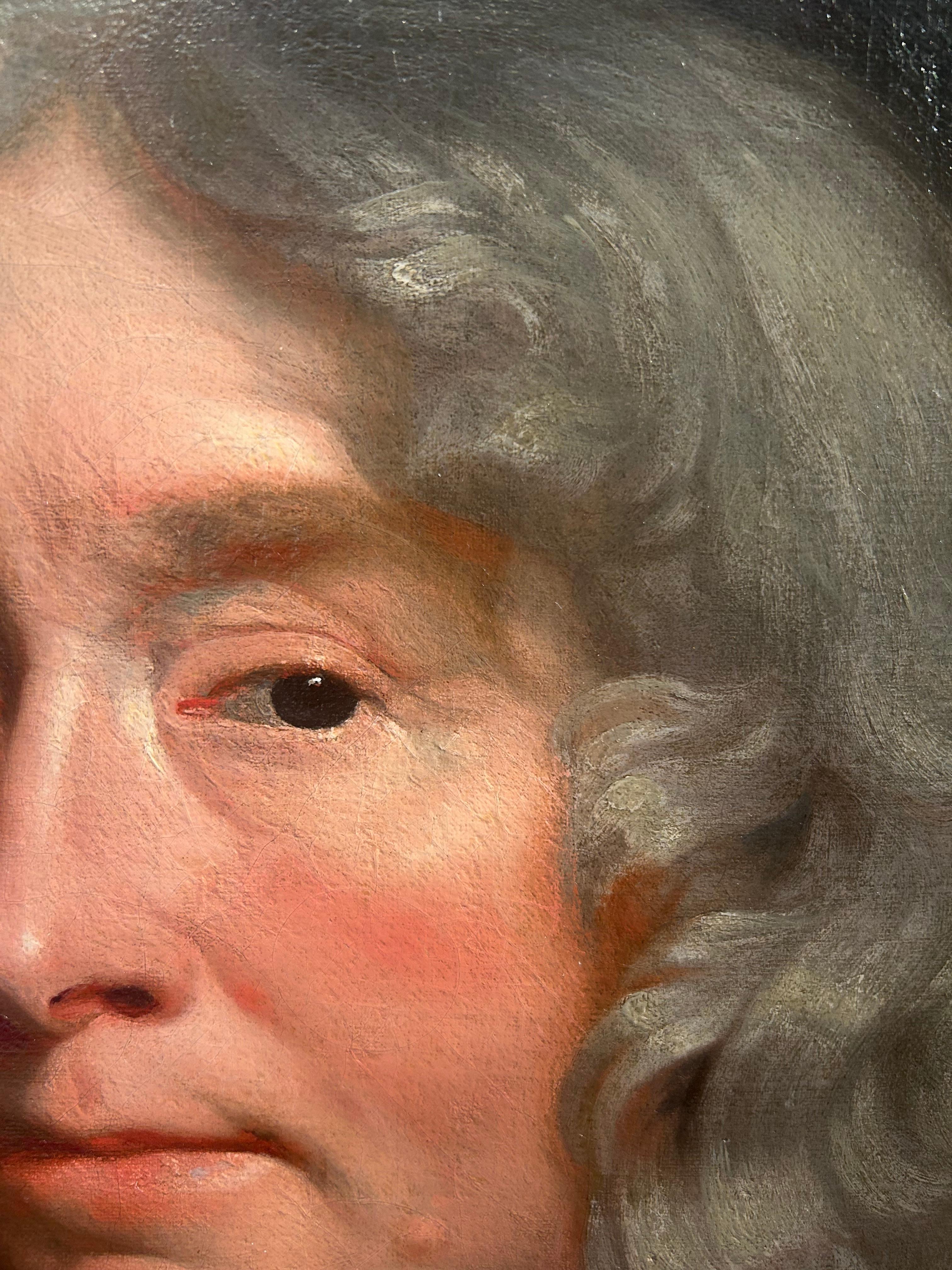 John Riley
1646 – 1691
Ritratto di William Chiffinch (1602-88 circa) 
Olio su tela
Dimensioni dell'immagine: 30 x 25 pollici
Telaio originale 

Chiffinch succedette al fratello Thomas come paggio della camera da letto di Sua Maestà e custode del suo