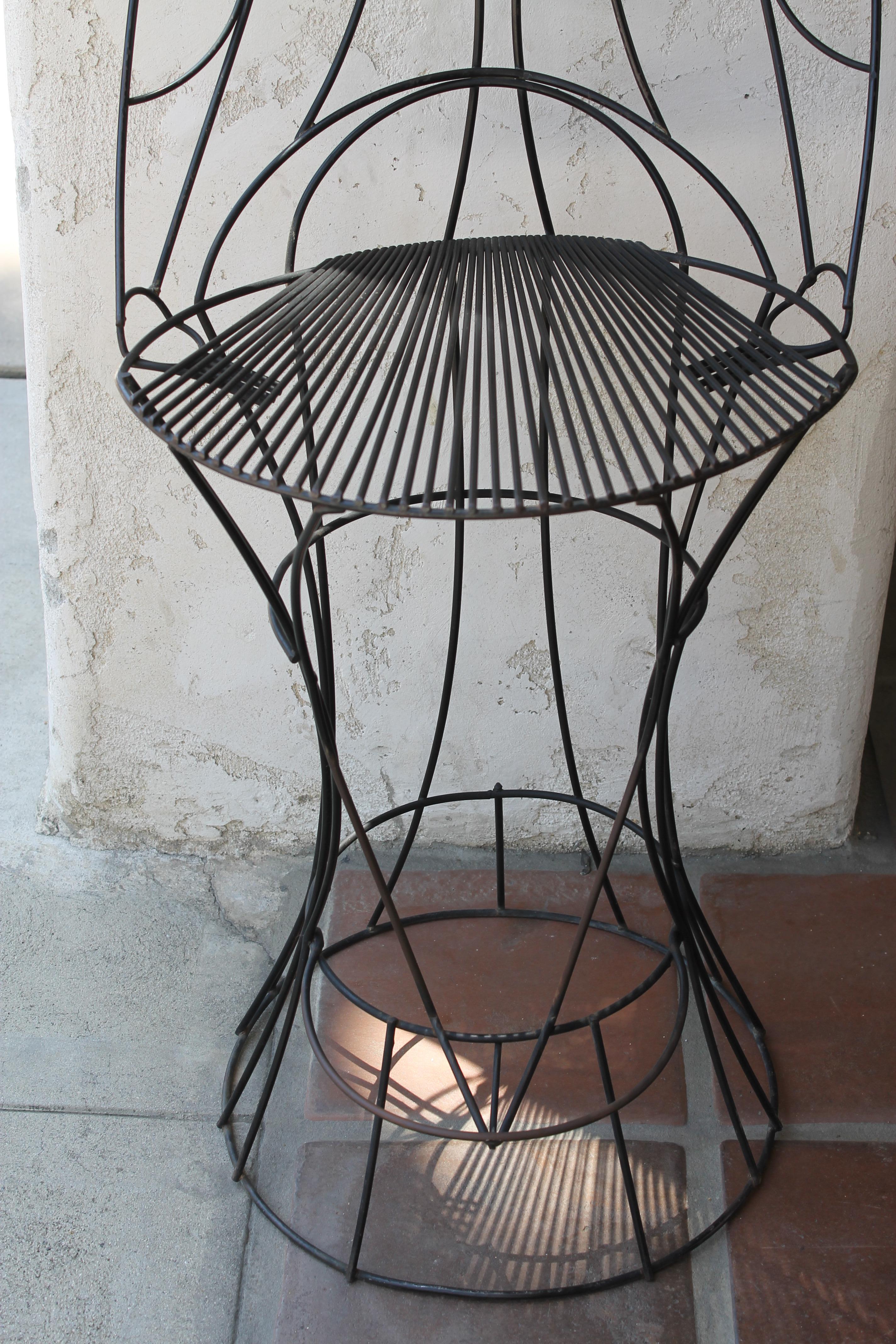 John Risley Barstool In Good Condition In Palm Springs, CA