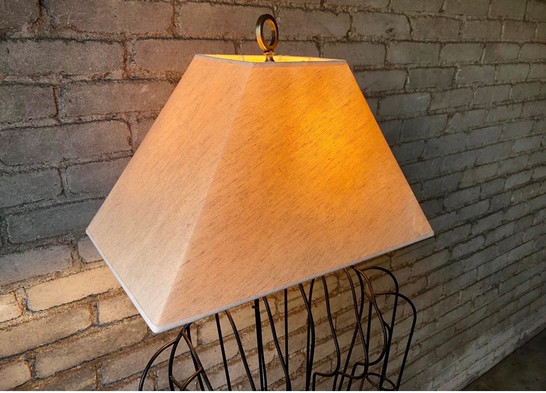 Mid-Century Modern John Risley Sculptural Figure Floor Lamp Circa 1960s Mannequin Sculpture