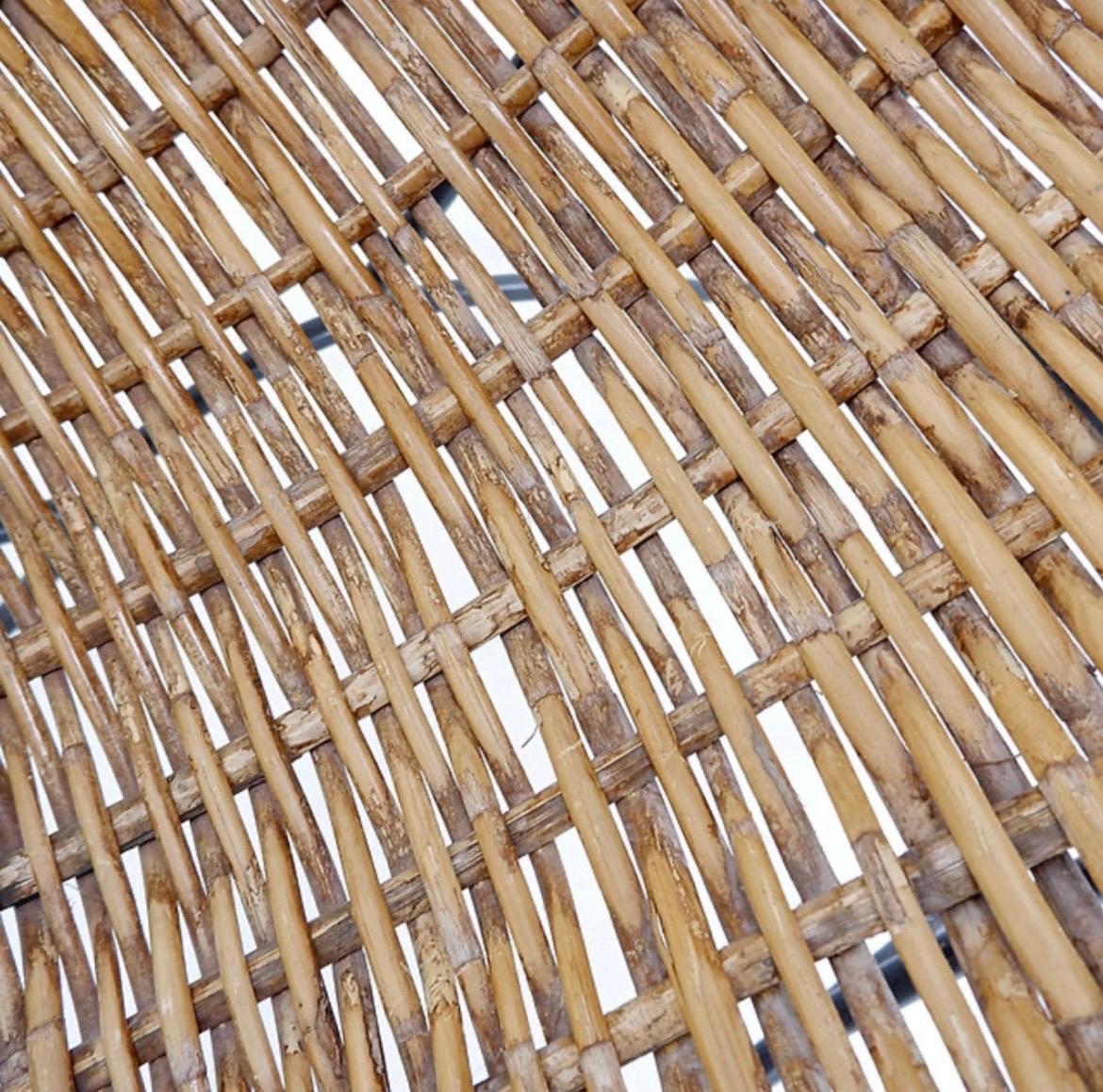 Silla de salón con respaldo alto estilo John Risley Hierro macizo / Mimbre Francia en venta 8