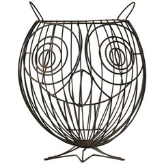 Retro John Risley Whimsical Owl Sculpture