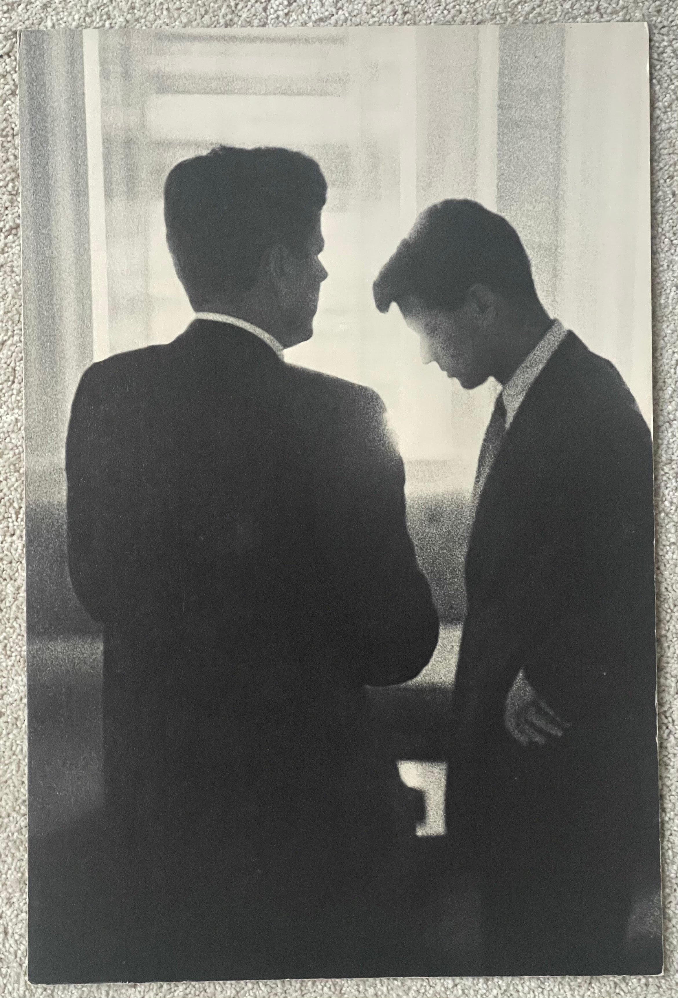 Iconic John & Robert Kennedy hard back gelatin matte print 