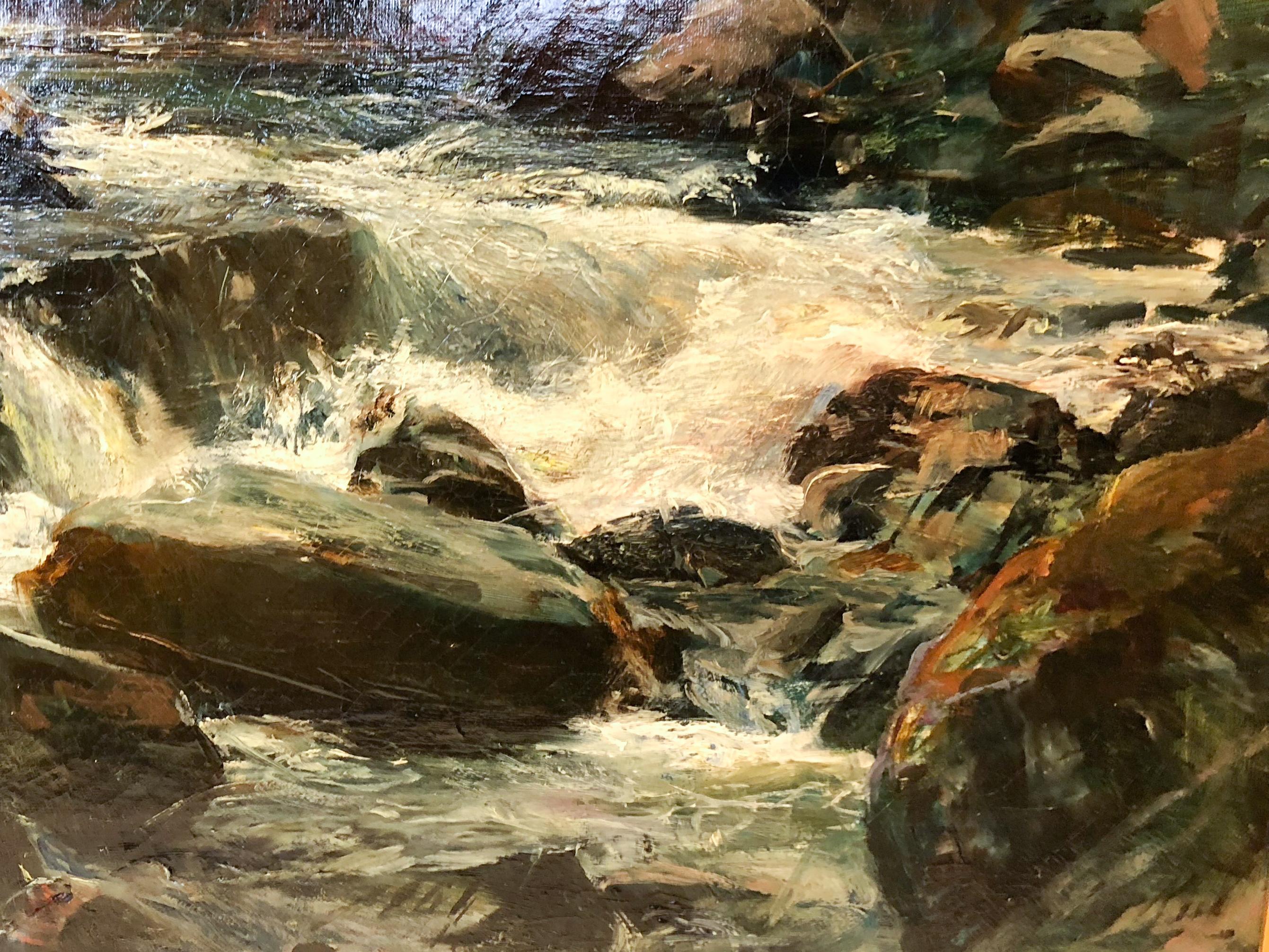 Galloway River - Painting by John Robertson Reid