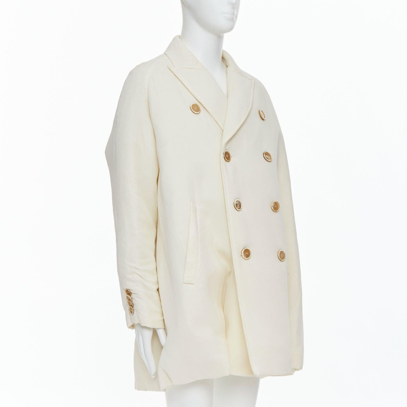 JOHN ROCHA cappotto lungo DB beige imbottito e con bottoni in corno UK38 M.
Riferimento: PRWU/A00007
Marchio: I. Johns
Materiale: Tessuto
Colore: Crema, Beige
Modello: Tinta unita
Chiusura: bottone
Fodera: Tessuto crema
Dettagli extra: Bocchetta