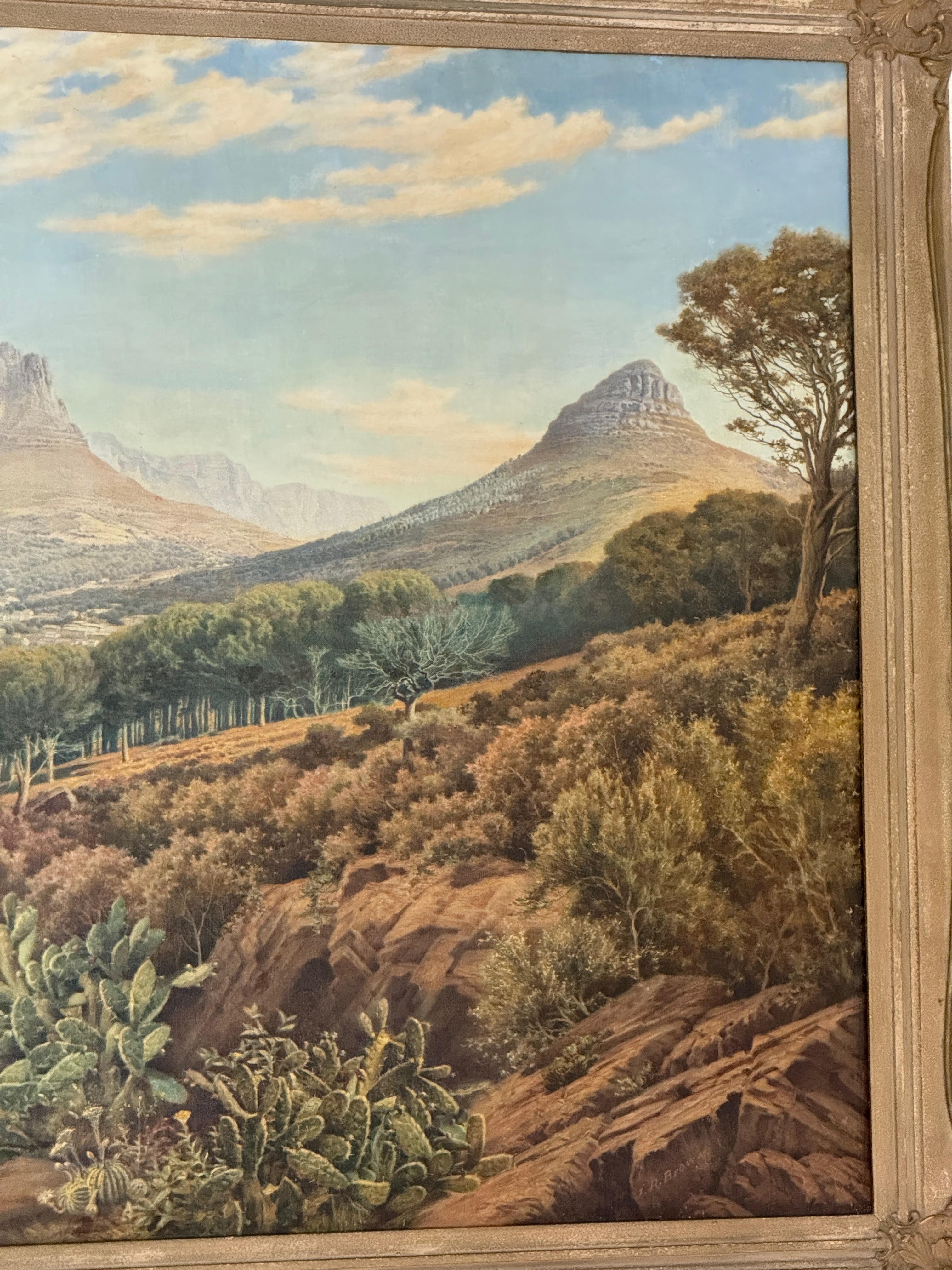 John Roland Brown, Panorama von Kapstadt vom Signal Hill aus, um 1910 im Angebot 5
