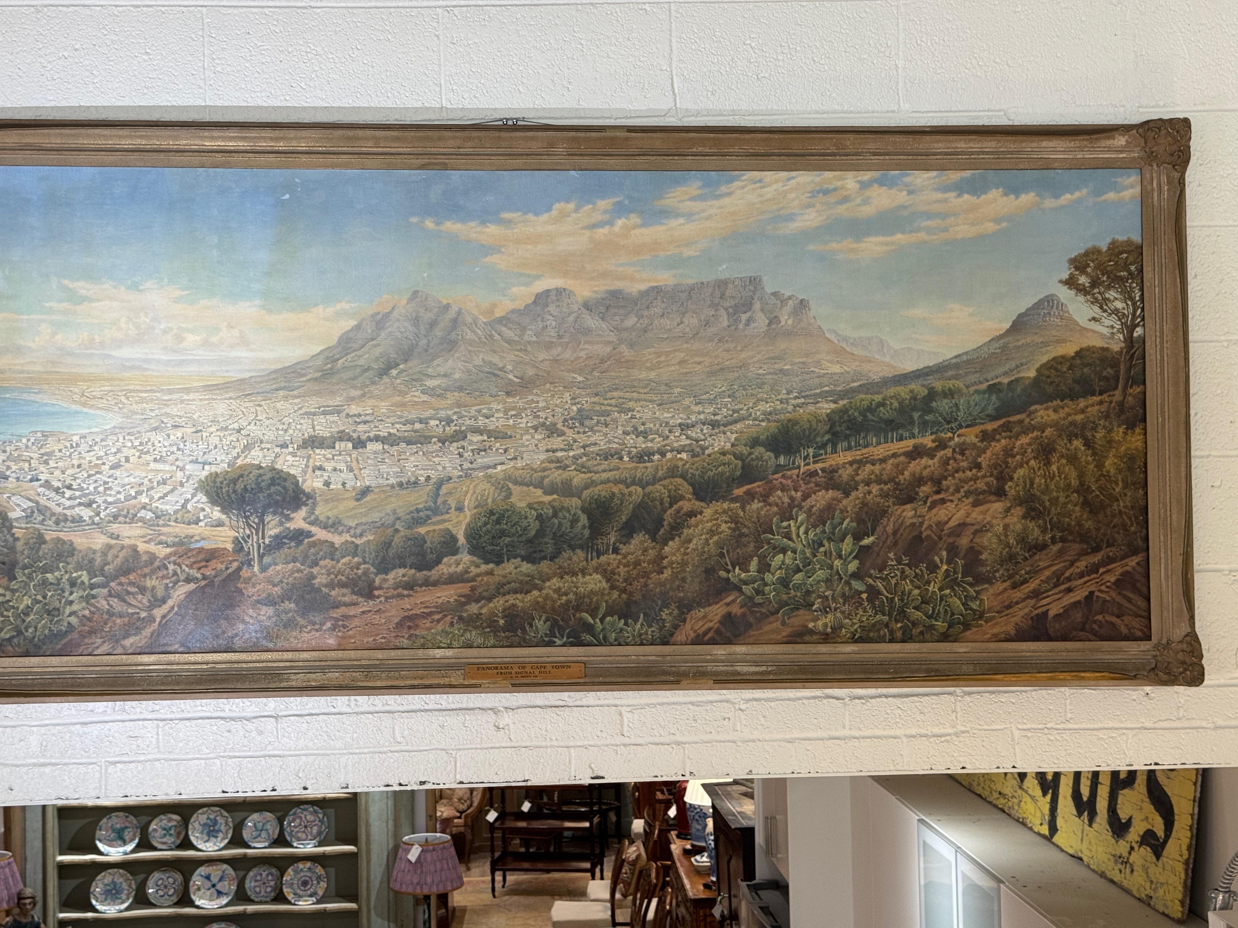 John Roland Brown, Panorama von Kapstadt vom Signal Hill aus, um 1910 im Zustand „Gut“ im Angebot in Charlottesville, VA