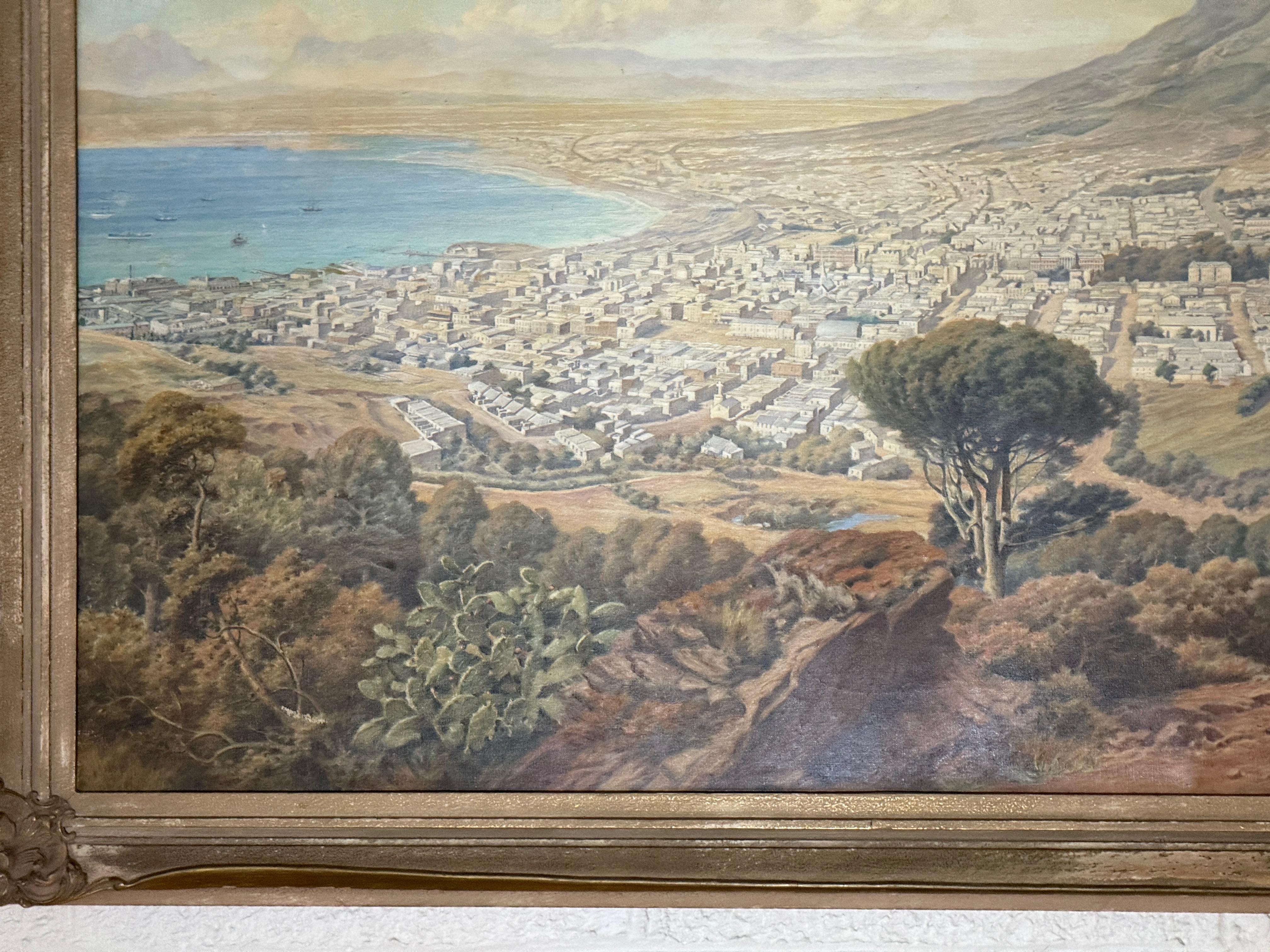 John Roland Brown, Panorama von Kapstadt vom Signal Hill aus, um 1910 (Frühes 20. Jahrhundert) im Angebot