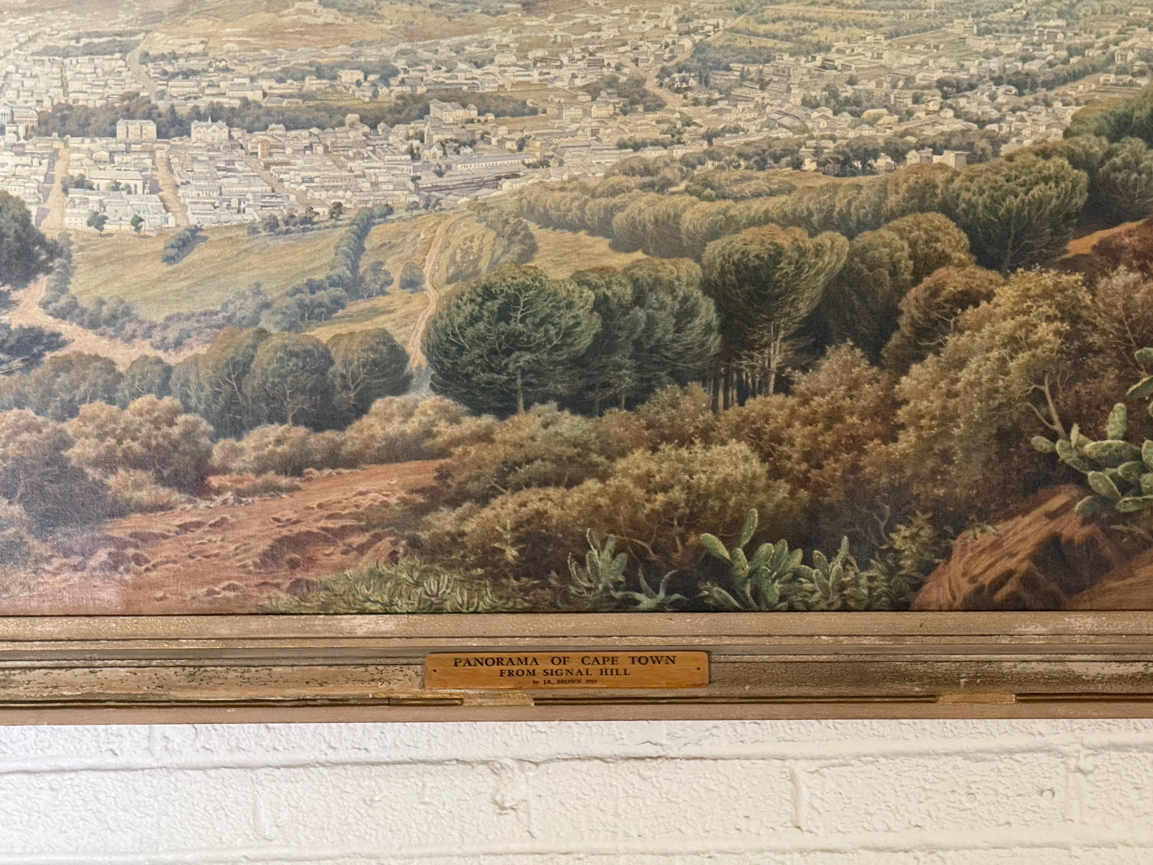 John Roland Brown, Panorama von Kapstadt vom Signal Hill aus, um 1910 im Angebot 1