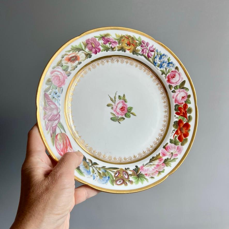 Dies ist ein erstaunlicher und äußerst seltener Teller, der um das Jahr 1805 in Coalport hergestellt und im Londoner Studio von Thomas Baxter dekoriert wurde.

Wir haben noch eine dieser Platten auf Lager, siehe separates Angebot.

Coalport war
