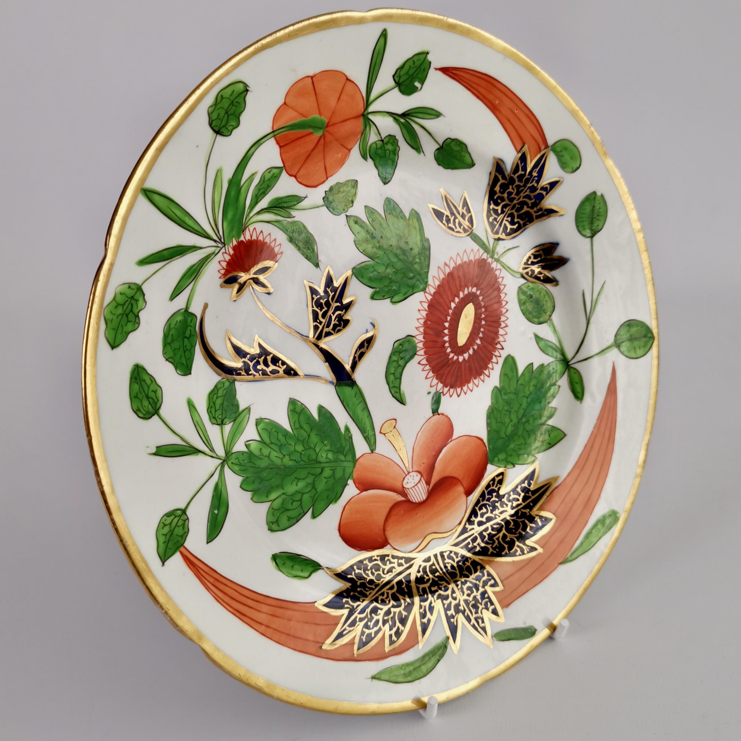 John Rose Coalport Porcelain Dessert Service, Japan Imari Pattern, circa 1805 2